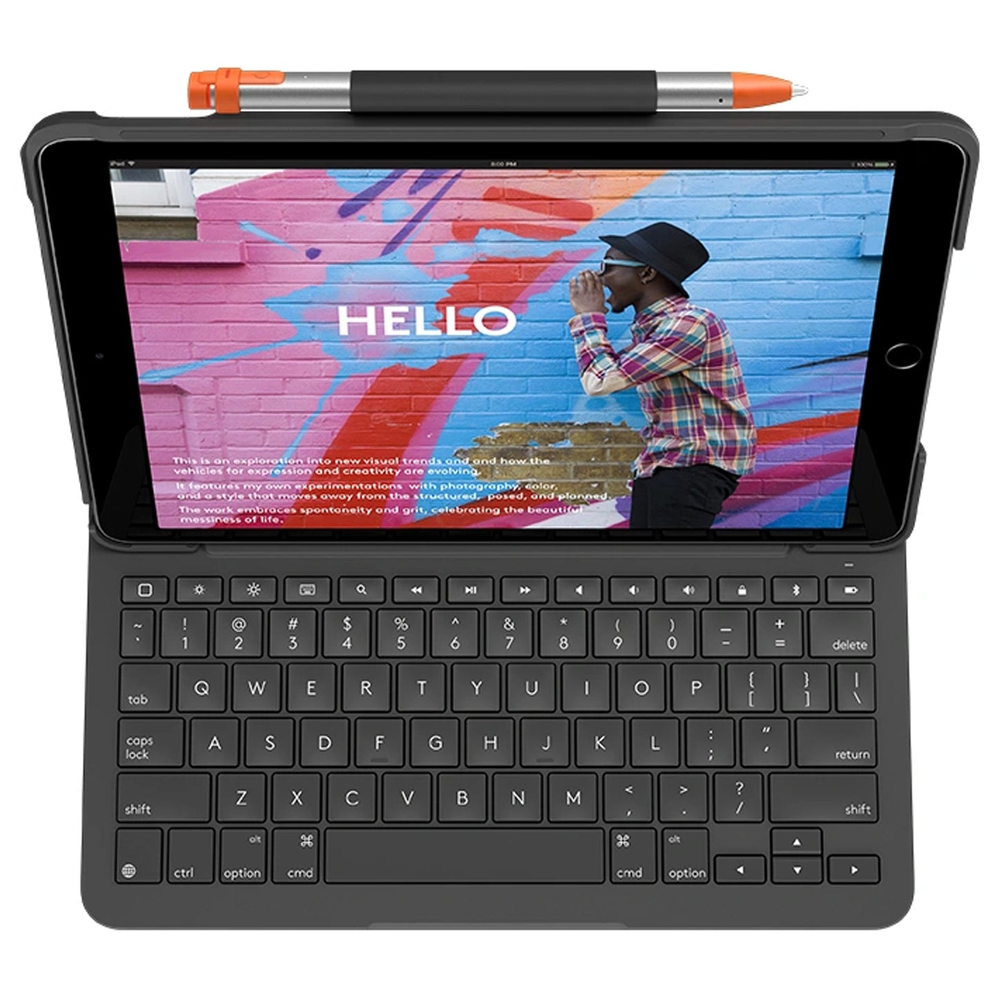 Logitech Slim Folio voor iPad 10.2 7th/8th/9th gen UK versie